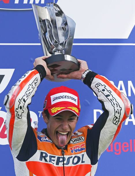 Linguaccia per Marquez, sempre pi dominatore della MotoGP. Reuters
